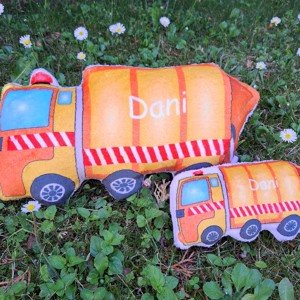 Pernă personalizată în formă de camion de gunoi (pernă pentru vehicul) -  - Artynos.ro