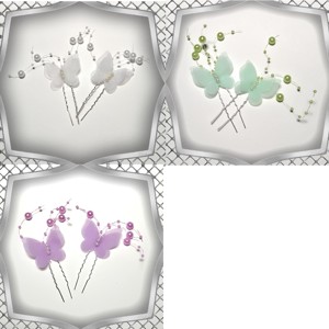 Bijuterii, ornamente pentru par, catarame pentru par: nunta, mireasa, ornament casual pentru par ES-H-TŰ07 violet 2 buc/pachet, , , ARTYNOS