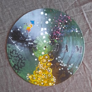 Pictura abstracta realizata de artist pe bachelita, Arte vizuale si accesorii , Picturi, Pictura acrilica, , ARTYNOS