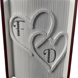 Rezervati sculptura pentru o nunta unica, Casa & Stil de viata, Accesorii pentru decorat casa, Decoratiuni de masa si decoratiuni pentru rafturi , Sculptura de carte, carte pliata, , ARTYNOS