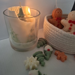 Lumanare cilindrica - crăciun - decorațiuni de crăciun de casă - lumânări parfumate de crăciun - Artynos.ro