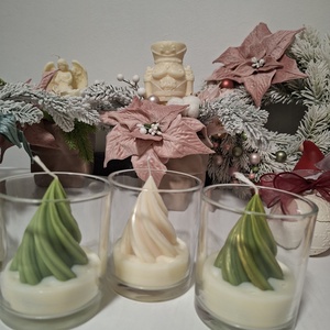 Lumanare bradut in vas.  - Artynos.ro