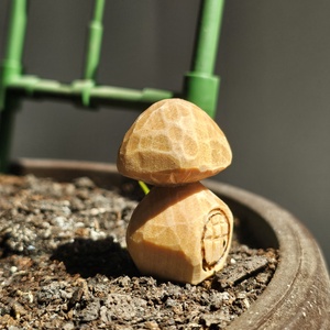Hobbit 'shroom - arte vizuale și accesorii  - sculptură - statuie lemn - Artynos.ro