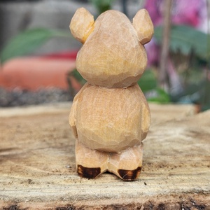 Simple bear - arte vizuale și accesorii  - sculptură - statuie lemn - Artynos.ro