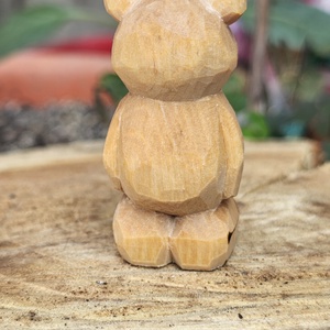 Simple bear - arte vizuale și accesorii  - sculptură - statuie lemn - Artynos.ro