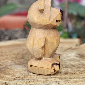 Simple bear - arte vizuale și accesorii  - sculptură - statuie lemn - Artynos.ro