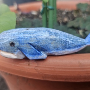 Whale � - arte vizuale și accesorii  - sculptură - statuie lemn - Artynos.ro