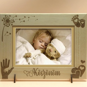 Rama foto gravata personalizat, pentru botez, pentru nasterea unui copil., Casa & Stil de viata, Accesorii pentru decorat casa, Picturi murale, Rame pentru fotografii, Gravare, pirogravura, ARTYNOS