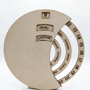 Calendar perpetu, , Gravare, pirogravura, ARTYNOS