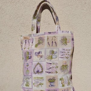 Pungă de cumpărături lavanda - geantă și husă - geantă pentru cumpărături - geantă shopper, geantă tote, geantă textilă - Artynos.ro