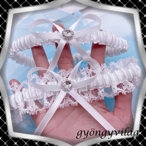 Set de jartiere pentru nunta, mireasa ES-HK2-35 f, Accesorii nunta, Accesorii de nunta, Jartiere mirese, , ARTYNOS