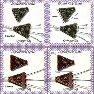 Accesorii bijuterii: intermediar / element decorativ / margele BKÖ 3S 11 2pcs/cs, , , ARTYNOS