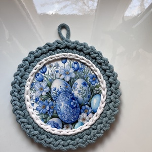 Element decorativ , Decor de sarbatori, Decoratiuni de Paste, Alte creatii de Paste, Crosetat, ARTYNOS