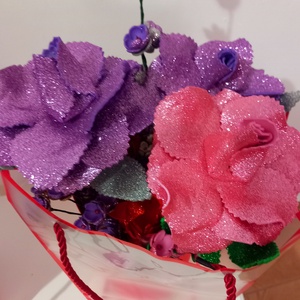 Flori cu sclipici - casă & stil de viață - decorațiuni de casă - accesorii florale - buchete de flori - Artynos.ro