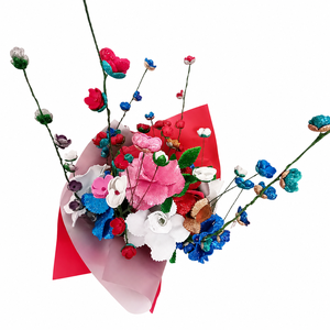 Buchet decorativ handmade cu sclipici - Artynos.ro