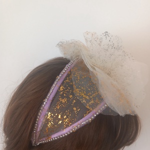 Diadema realizata manual - accesorii nuntă - accesorii de nuntă - voal mirese - Artynos.ro
