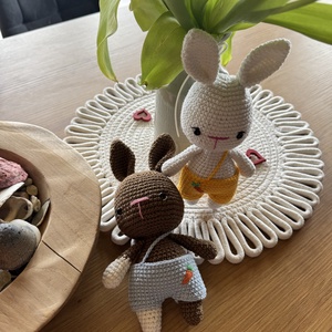 Iepurasi , Jucarii si echipamente pentru copii, Jucarii bebelusi, Cub pentru copii, Crosetat, ARTYNOS