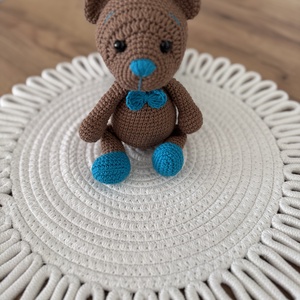 Chocolate bear , Jucarii si echipamente pentru copii, Jucarii bebelusi, Cub pentru copii, Crosetat, ARTYNOS