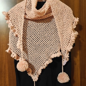 Șal Capucino fantasy S.02, Îmbrăcăminte și modă, Eșarfe, pălării, fularuri, Bandă pentru cap, Croșetat, ARTYNOS