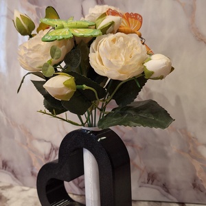 Vaza heart - casă & stil de viață - accesorii pentru decorat casa - suport de flori - vaze - Artynos.ro