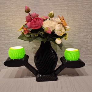 Suport de lumanari cu vaza  - casă & stil de viață - accesorii pentru decorat casa - suport de flori - vaze - Artynos.ro