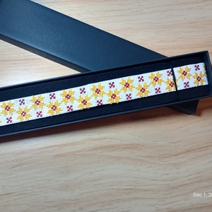 Colier / panglica pentru gat , Bijuterii, Coliere, Coliere brodate, Cusatura, ARTYNOS