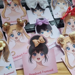 Mărțișor handmade � fundiță delicată pentru fetite - bijuterii - mărțișor - Artynos.ro