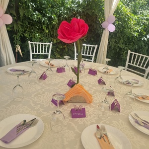 Flori decorative din hârtie � eleganță pentru orice eveniment - accesorii nuntă - materiale decor pentru nuntă - decorațiuni nuntă - Artynos.ro