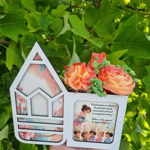 Aranjament floral Creion pentru educatoare sau învățătoare - casă & stil de viață - decorațiuni de casă - accesorii florale - cutii cu flori - Artynos.ro