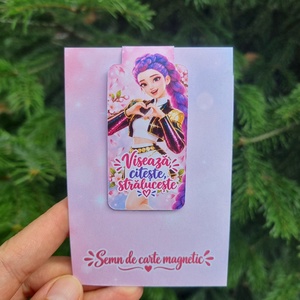 Semn de carte - tematica Kpop Demon Hunters - cărți și creații cu tematică muzicală, cadouri - semn de carte - Artynos.ro
