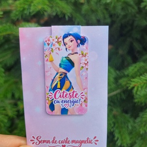 Semn de carte - tematica Kpop Demon Hunters - cărți și creații cu tematică muzicală, cadouri - semn de carte - Artynos.ro