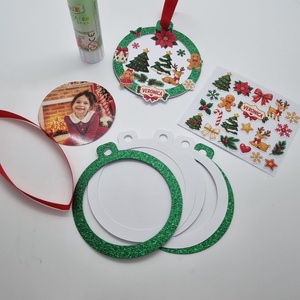 Glob de Crăciun DIY personalizat cu fotografie și nume � kit creativ pentru copii - crăciun - decorațiuni de crăciun de casă - figurine pentru pomul de crăciun - Artynos.ro