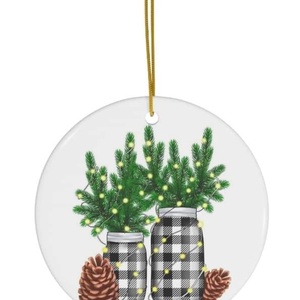 Ornament ceramica personalizat , Accesorii de Craciun, Decoratiuni de Craciun de casa, Decoratiuni pentru pomul de Craciun, Altele, ARTYNOS