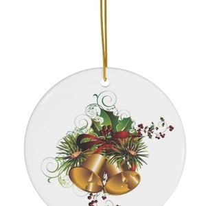 Ornament ceramica personalizat , Accesorii de Craciun, Decoratiuni de Craciun de casa, Decoratiuni pentru pomul de Craciun, Altele, ARTYNOS