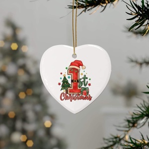 Ornament ceramica personalizat , Craciun, Decoratiuni de Craciun de casa, Altele, ARTYNOS