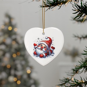 Ornament ceramica personalizat , Accesorii de Craciun, Decoratiuni de Craciun de casa, Decoratiuni pentru pomul de Craciun, Altele, ARTYNOS