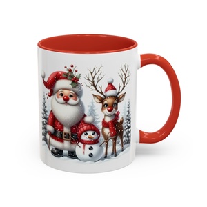 Cana personalizata cu maner si interior rosii, Casa & Stil de viata, Accesorii pentru echipamente de bucatarie, Accesorii de servire, Cani, Altele, ARTYNOS