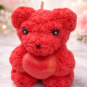 Lumanare decorativa handmade ursulet - casă & stil de viață - lumânări, parfumuri, arome - lumânări artizanale - Artynos.ro