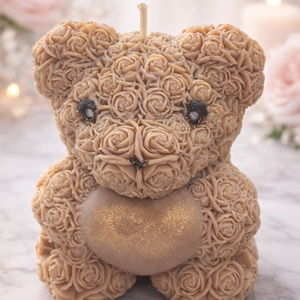 Lumanare decorativa handmade ursulet - casă & stil de viață - lumânări, parfumuri, arome - lumânări artizanale - Artynos.ro