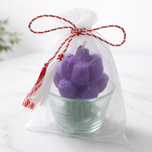 Lumanare delicata tip lalea handmade - casă & stil de viață - lumânări, parfumuri, arome - lumânări artizanale - Artynos.ro