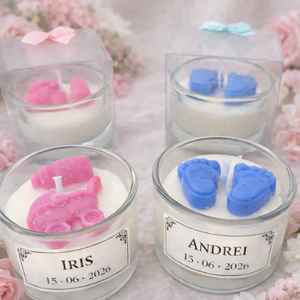 Marturii de botez parfumate - casă & stil de viață - lumânări, parfumuri, arome - lumânări artizanale - Artynos.ro