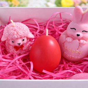 Set 3 lumari parfumate Paste cu aroma florala - casă & stil de viață - lumânări, parfumuri, arome - lumânări artizanale - Artynos.ro