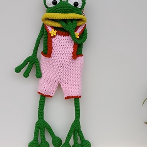 Geantă Froggy bag, Geantă și husă, Genți de umăr și genți de mână, Geantă casual, Croșetat, ARTYNOS