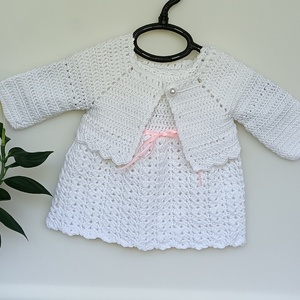 Rochiță Lili +Bolero  - îmbrăcăminte și modă - haine bebeluși, haine copii - rochii botez - Artynos.ro