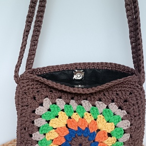 Geantă croșetată Granny Color - geantă și husă - genți de umăr și genți de mână - geantă casual - Artynos.ro