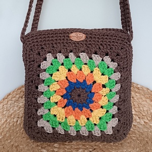 Geanta crosetata Granny Color - Artynos.ro