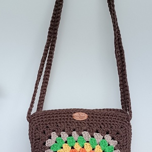 Geantă croșetată Granny Color - geantă și husă - genți de umăr și genți de mână - geantă casual - Artynos.ro