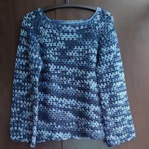 Pulover Cozy Blue - Artynos.ro