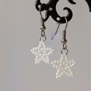 Cercei stea ( model 2)  - bijuterii - cercei - cercei din mărgele - Artynos.ro