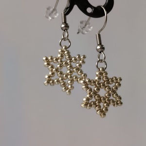 Cercei stea ( model 2)  - bijuterii - cercei - cercei din mărgele - Artynos.ro